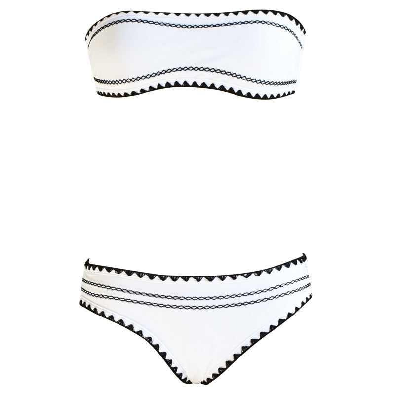 Shell Strapless Bikini Sets