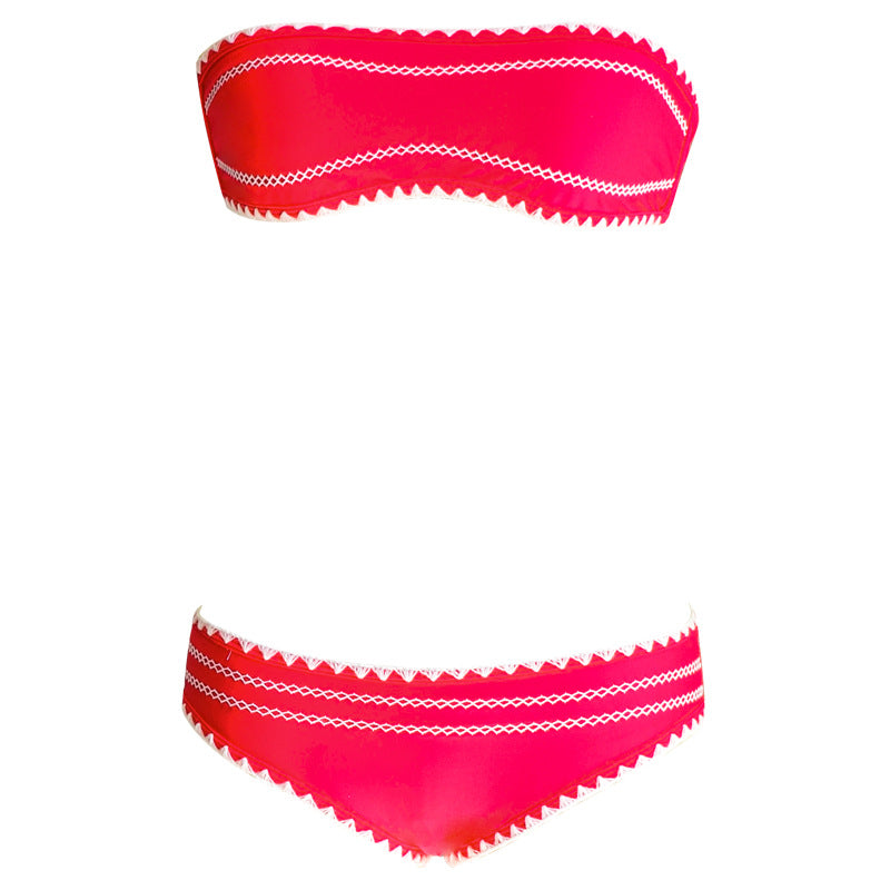 Shell Strapless Bikini Sets