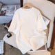 Casual Short Sleeve Letters Top
