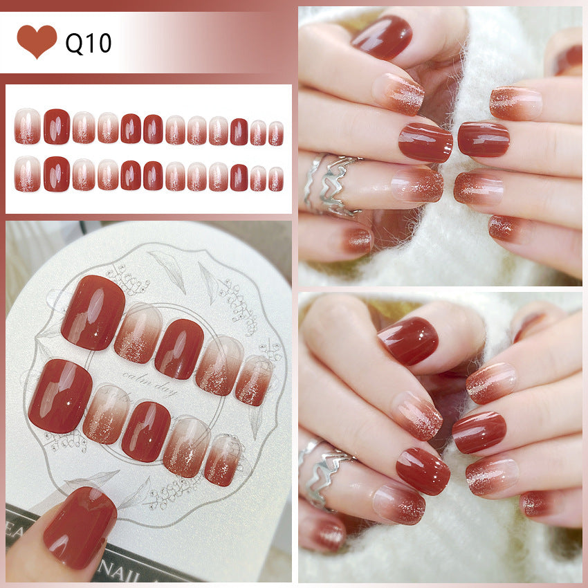 Wine Red Nails