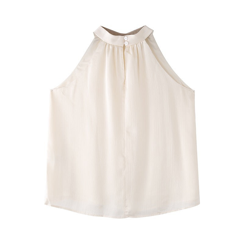 Sleeveless Chiffon Top