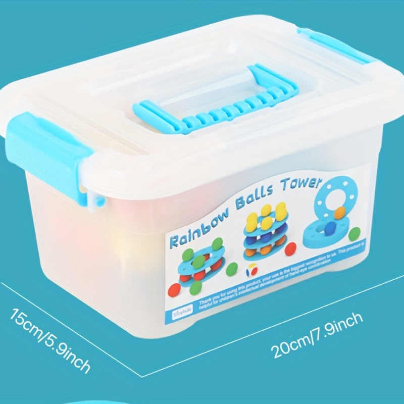 Children's wooden rainbow ball