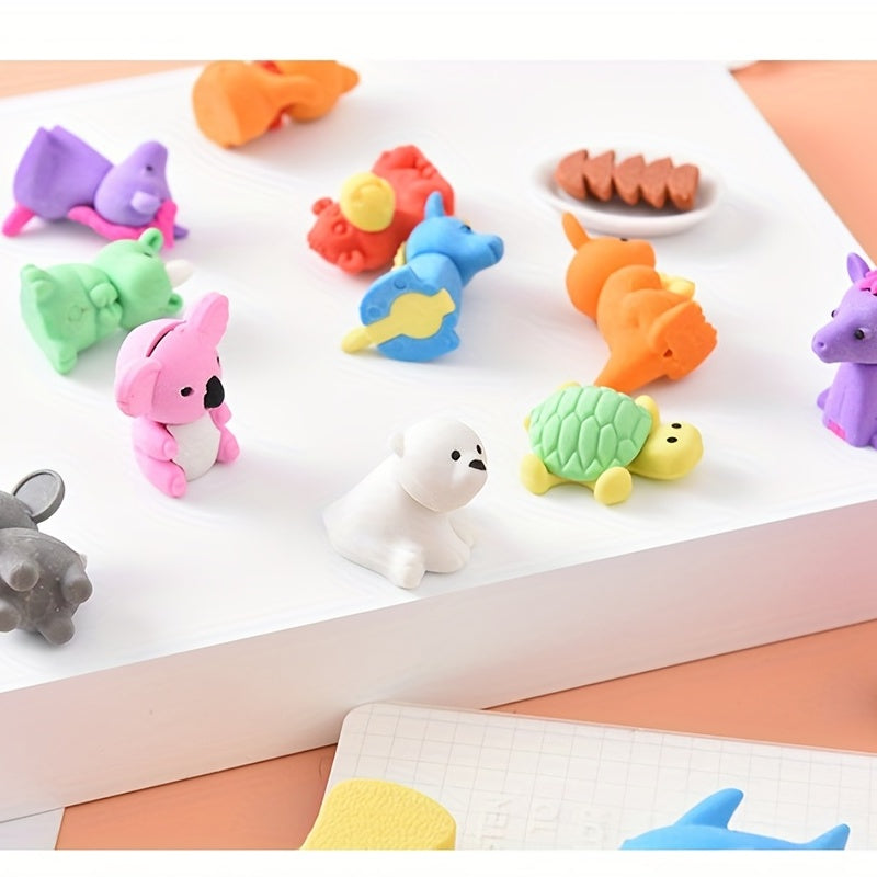 8 Pieces Cute Erasers