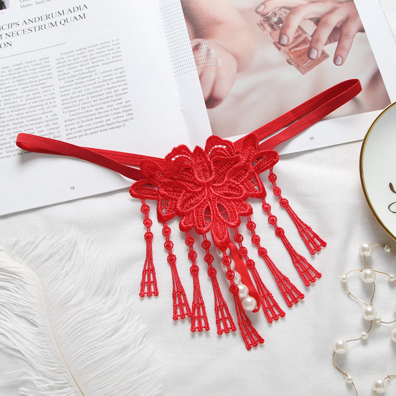 Tassels Pearl Thong