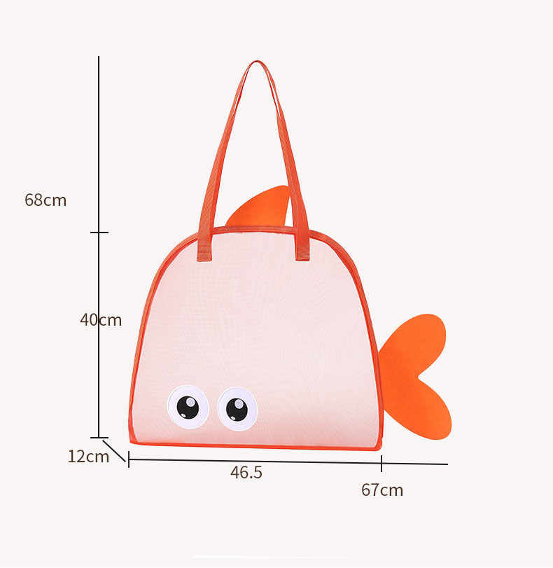 Children's Cartoon Large Capacity Mesh Bag