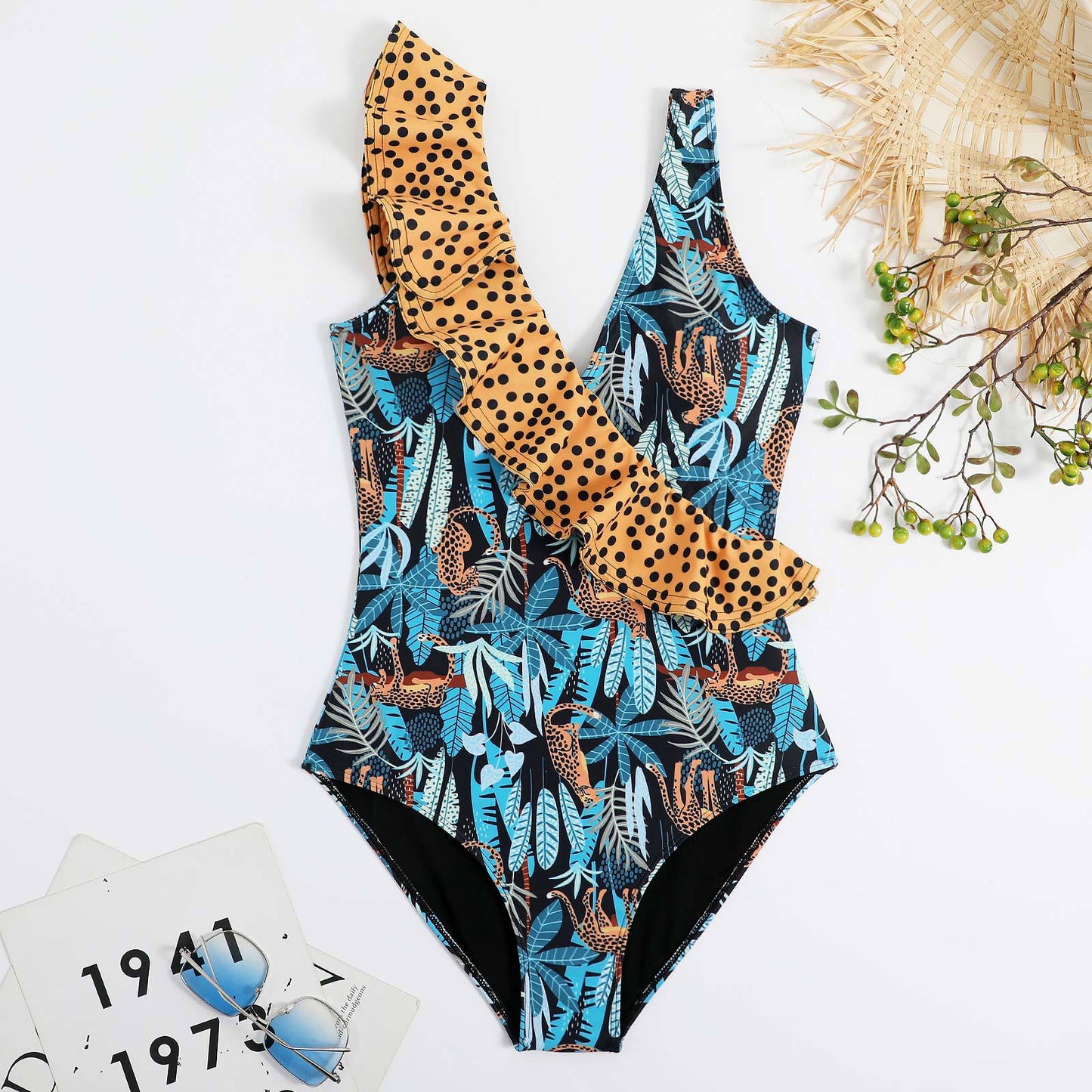 Leopard Print Swimwear