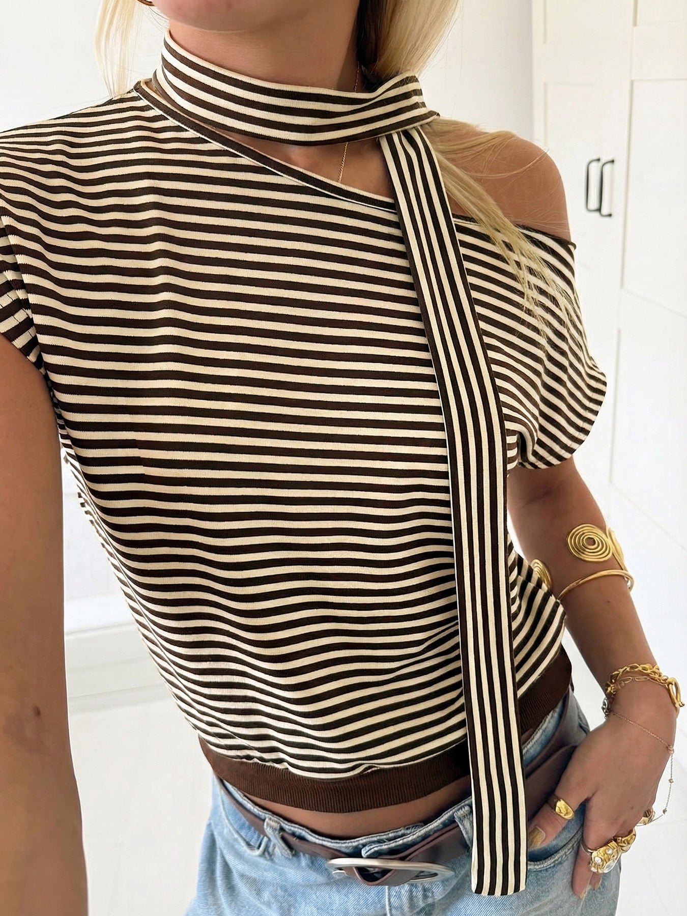 Stripe Casual Top