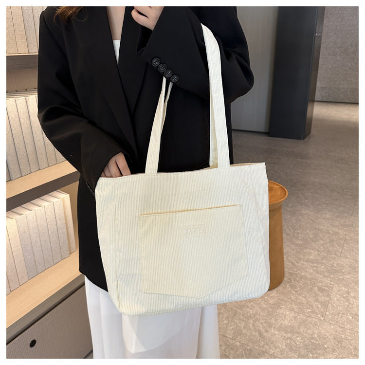 Corduroy Shoulder Bag