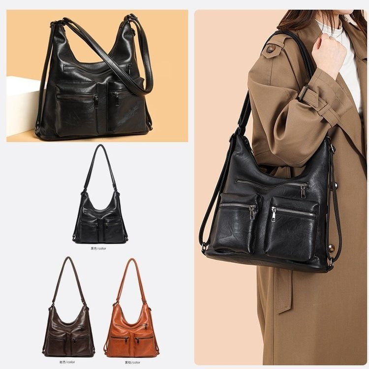 PU Multi-style Shoulder Bag