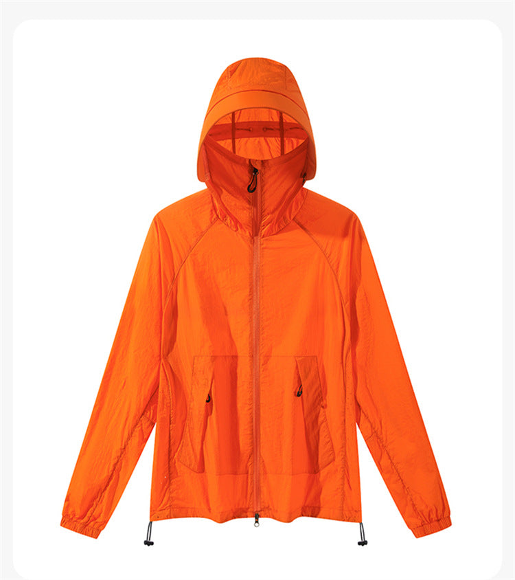 Unisex Hooded Lightweight Sun Protection Clothing