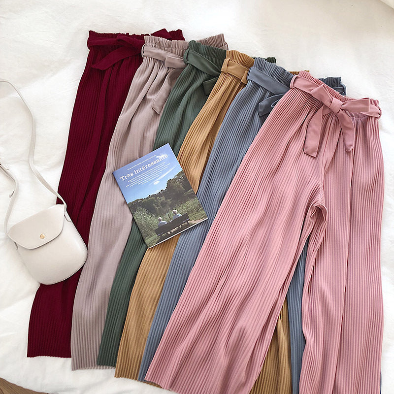 Solid Color Trousers