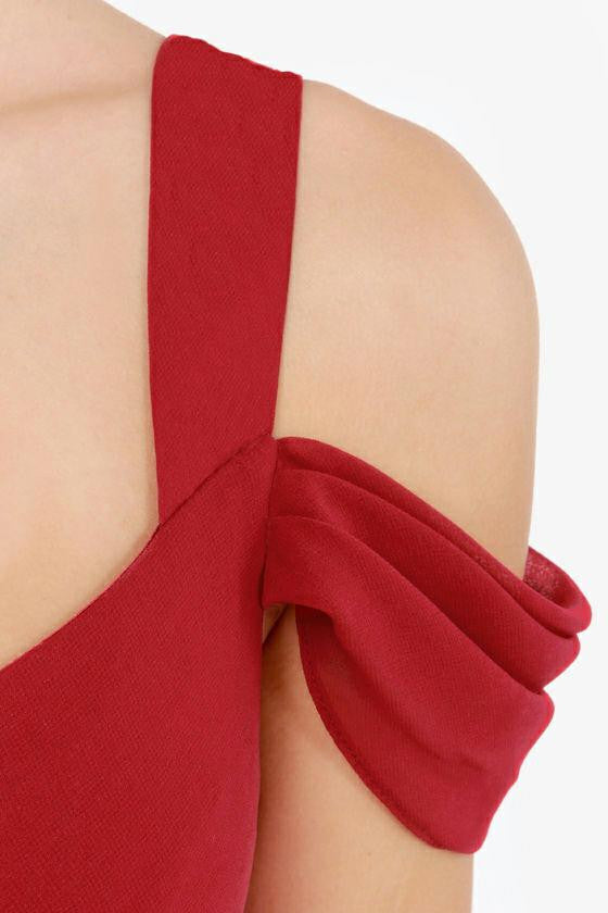 Romoti Waiting For You Off The Shoulder Maxi Dress