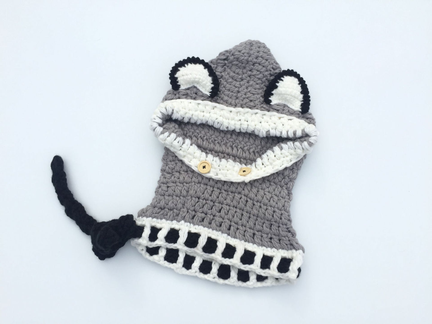 Girls Knit Fox Hats