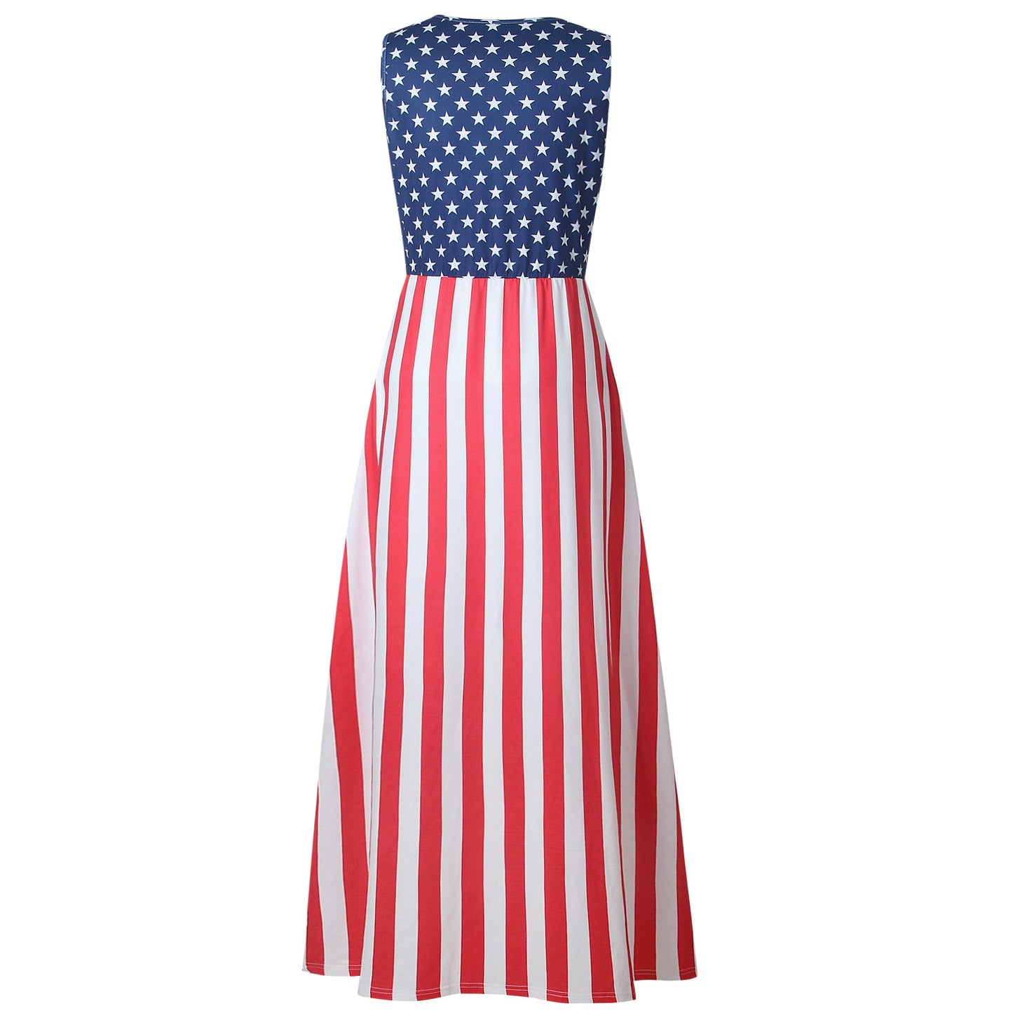 Stripe And Star Maxi Dress