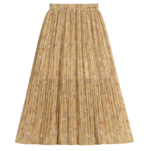 Floral Chiffon Skirt