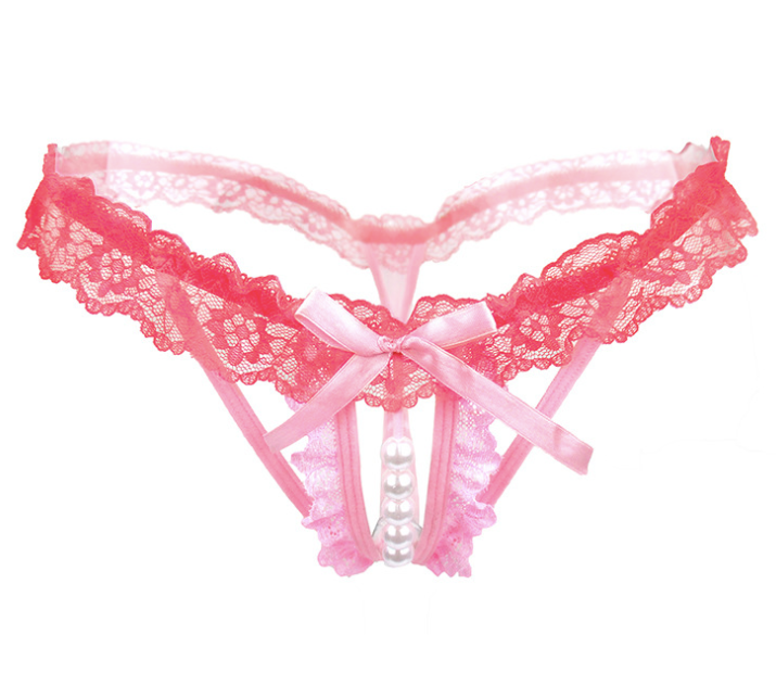 Lace Hollow Out Bead G-string