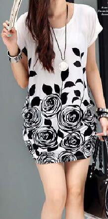 Romoti Round Neck Floral Top