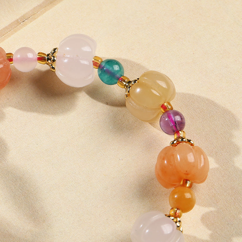 Ethnic Style Pumpkin Beads Bracelet