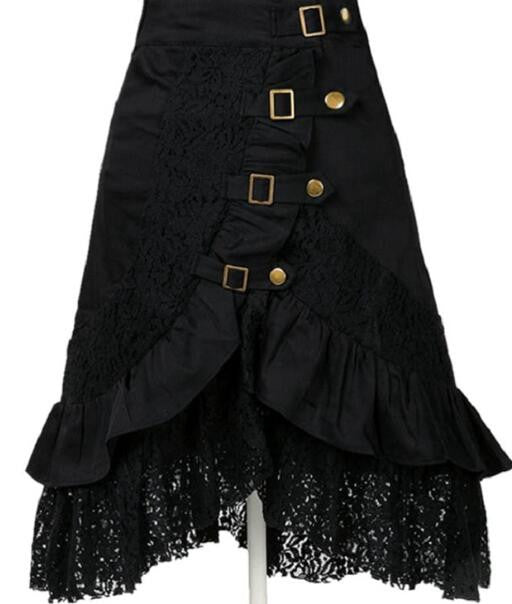 Romoti Lace Irregular Skirt
