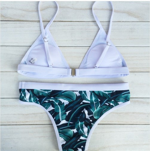 Romoti Deep In Love Leaves Bikini Set