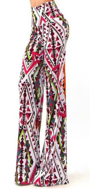 Romoti Floral Print Flared Pants