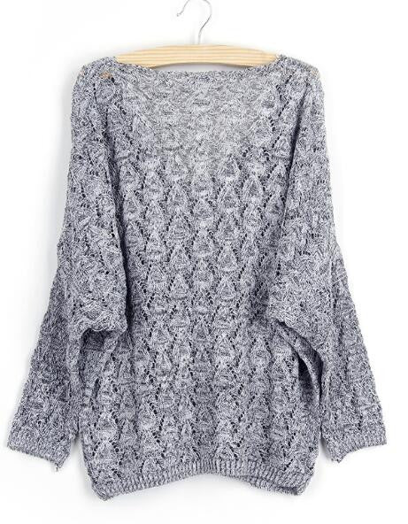 Romoti Hollow Oversized Sweater