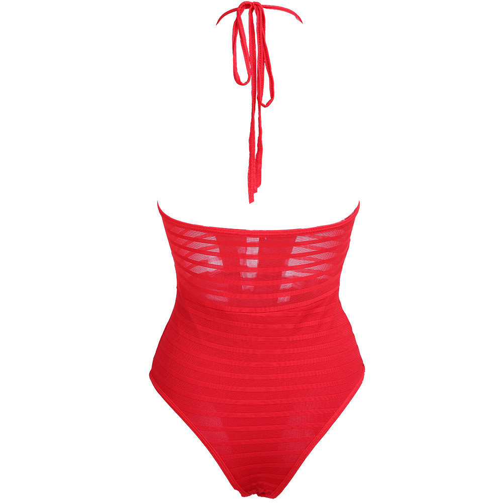 Romoti I Like See-through One-piece Swimsuit