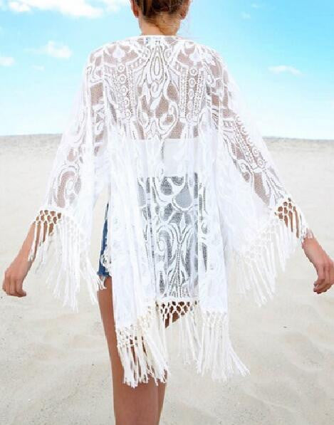 Romoti Just You Lace Tassel Cardigan