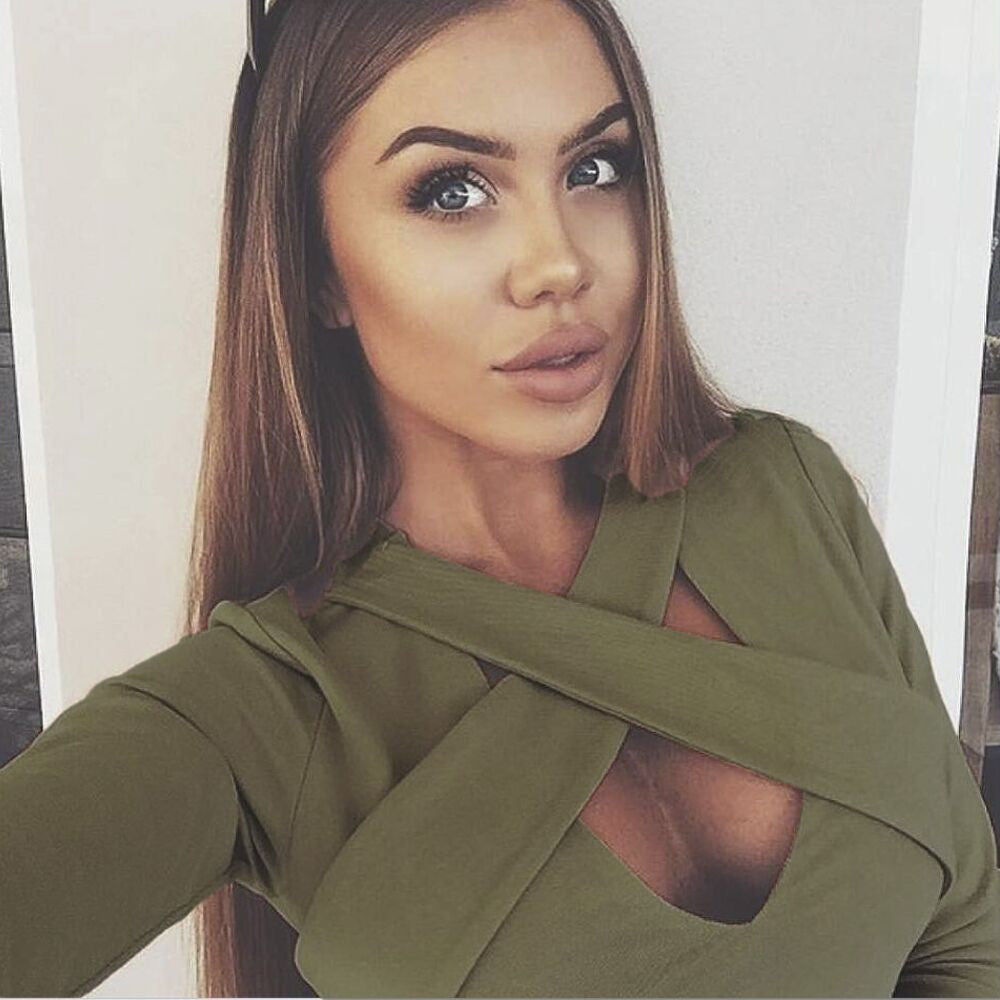 Romoti Long Sleeve Cross Top