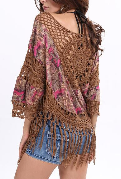 Romoti My Day Of Crochet Tassel Top