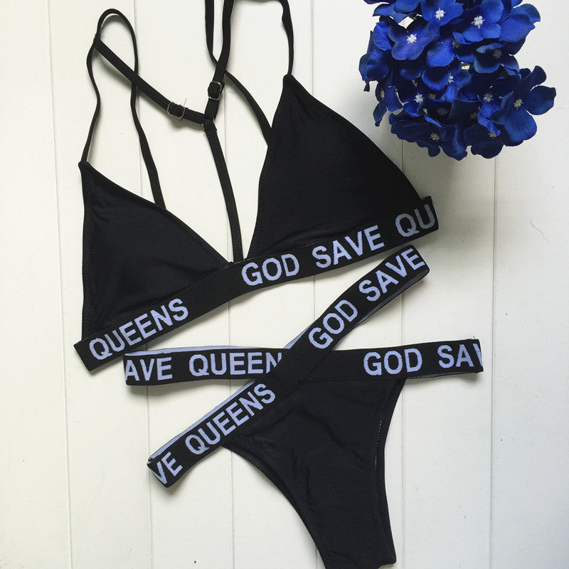 Romoti Sugar Stylish Halter Strappy Bikini