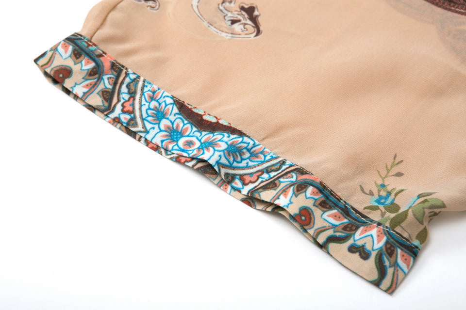 Romoti Take Me To Chiffon Tassel Floral Cardigan