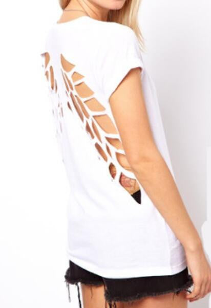 Romoti Wings Hollow Pattern Casual Shirt