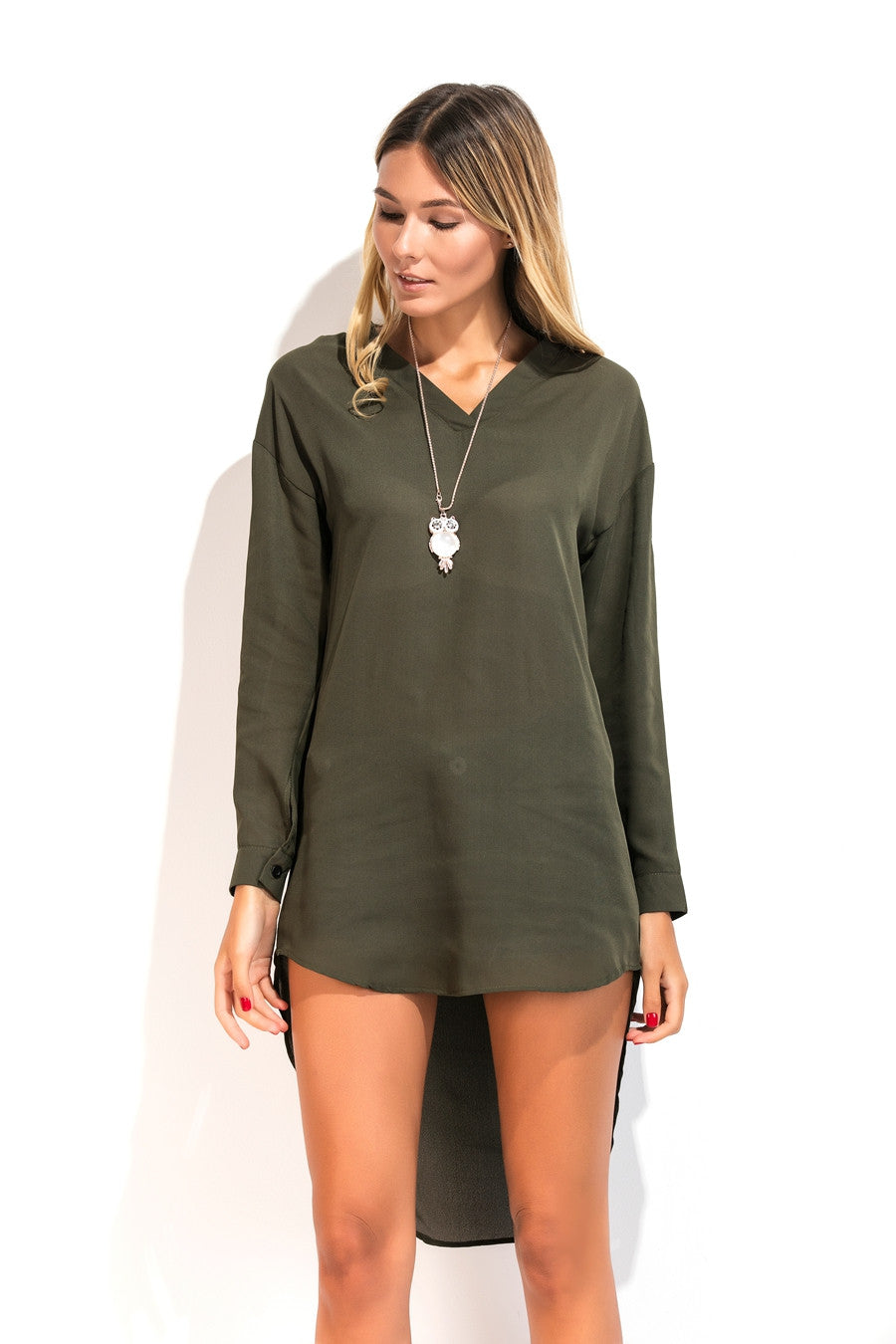 High Low Chiffon Top