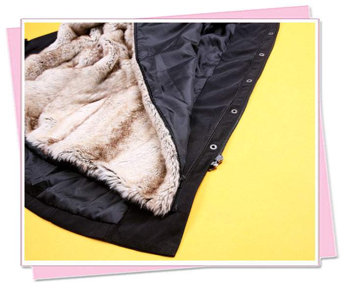 Velvet Hooded Coat