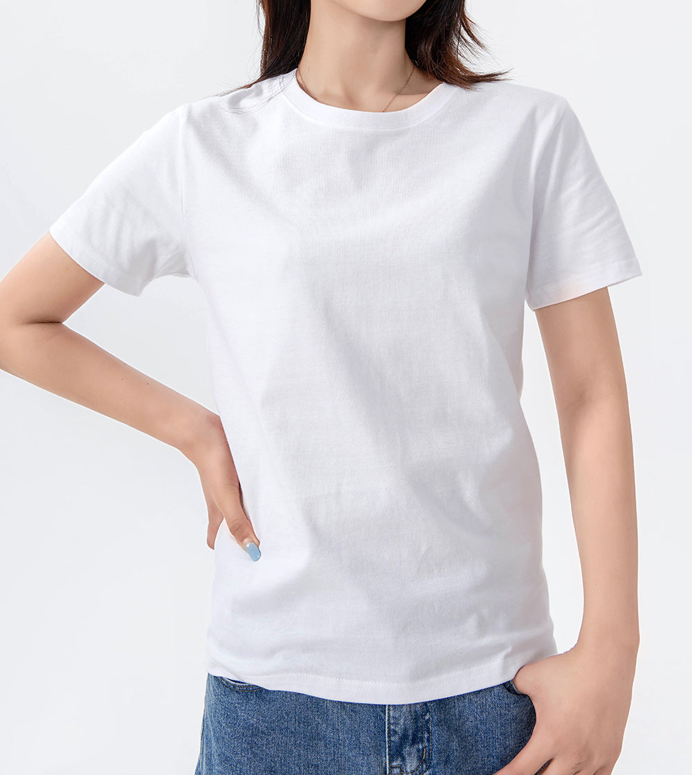 Round Neck Pure Cotton T-shirt