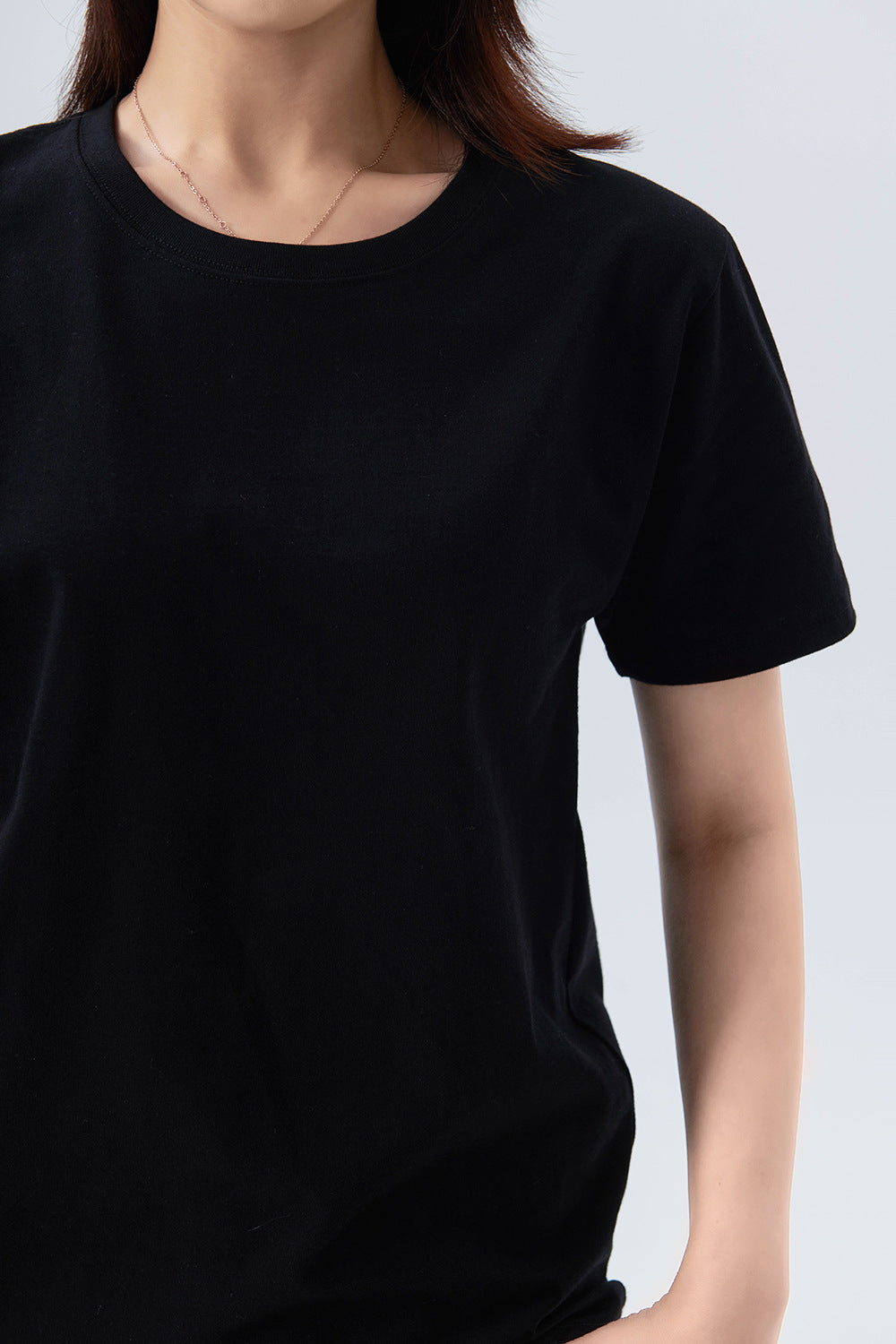 Round Neck Pure Cotton T-shirt