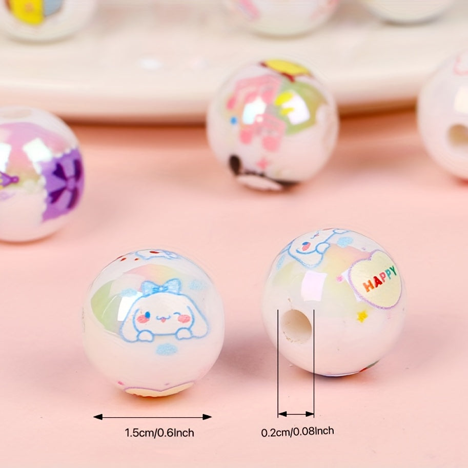 10 pcs Cartoon Beads DIY Bracelet Necklace