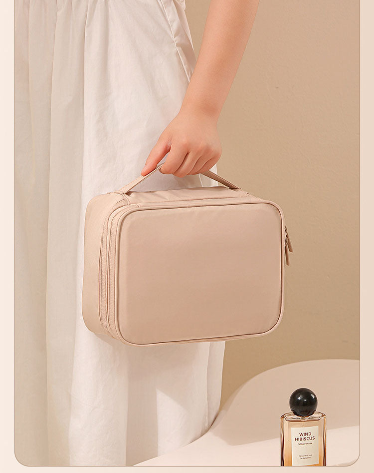 Portable Makeup Bag With Dividers