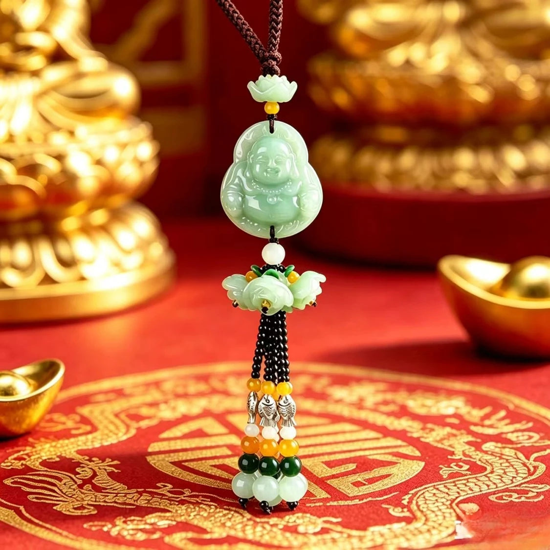 Buddha Lotus Pixiu Pendant