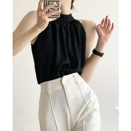 Sleeveless Chiffon Top