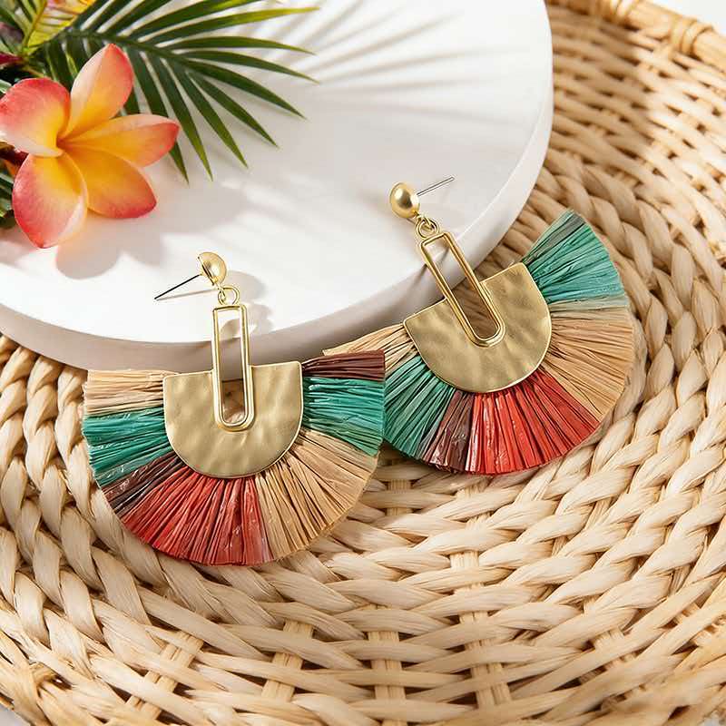 Resort-style Tassel Earrings