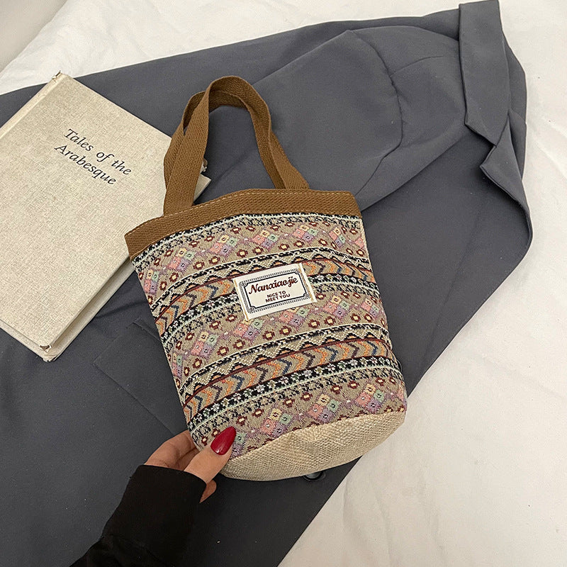 Boho Print Lunch Bag For Office Workers