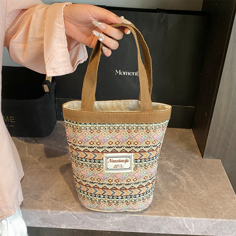 Boho Print Lunch Bag For Office Workers
