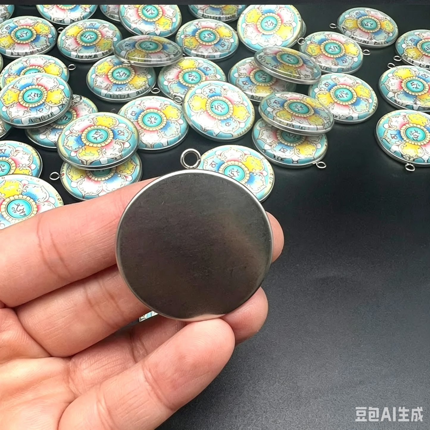 Round Cabbage Pendant For Attracting Wealth And Good Fortune
