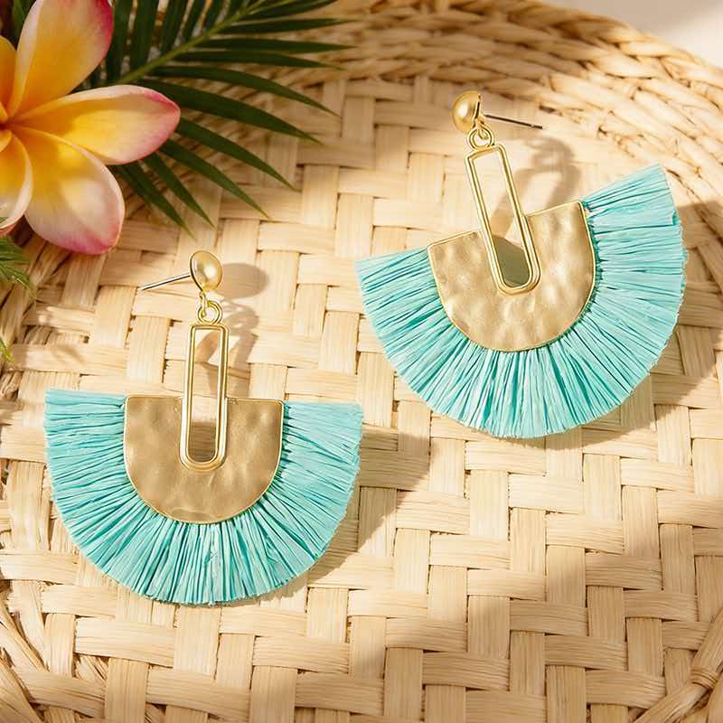 Resort-style Tassel Earrings