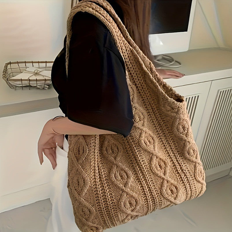 Large Capacity Woven Shoulder Each Bag