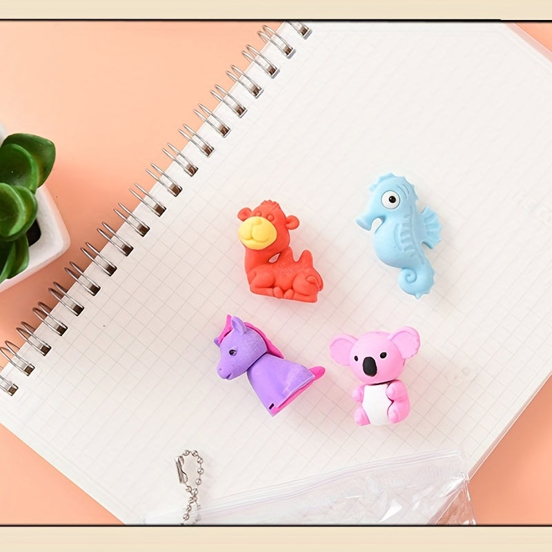 8 Pieces Cute Erasers
