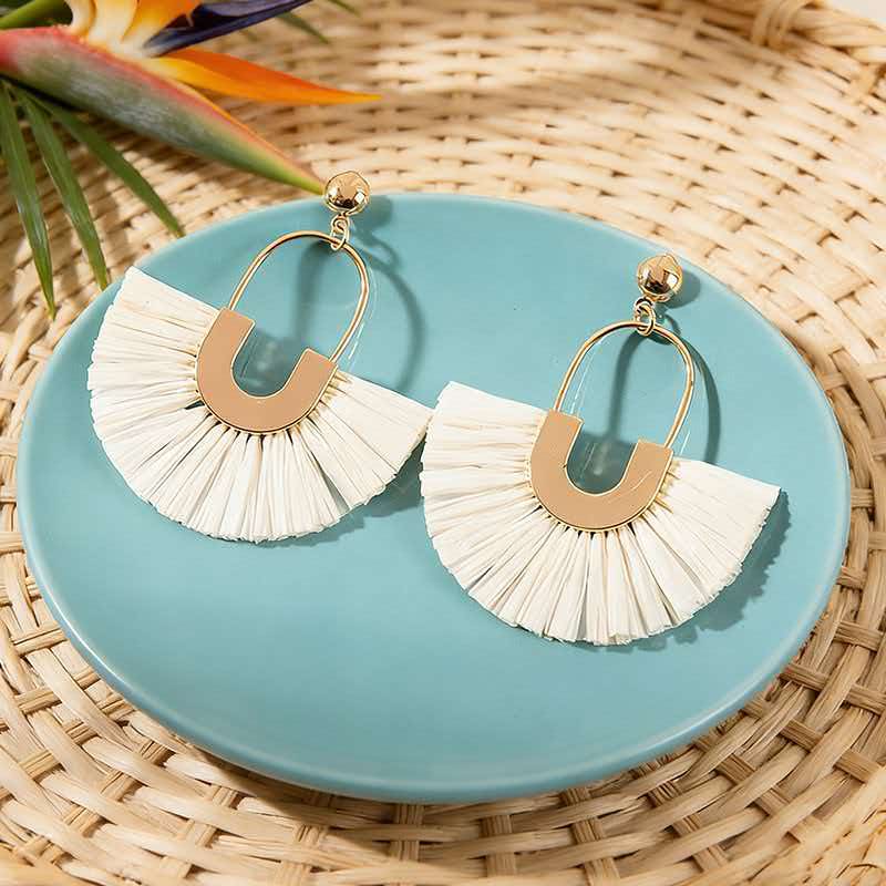 Resort-style Tassel Earrings