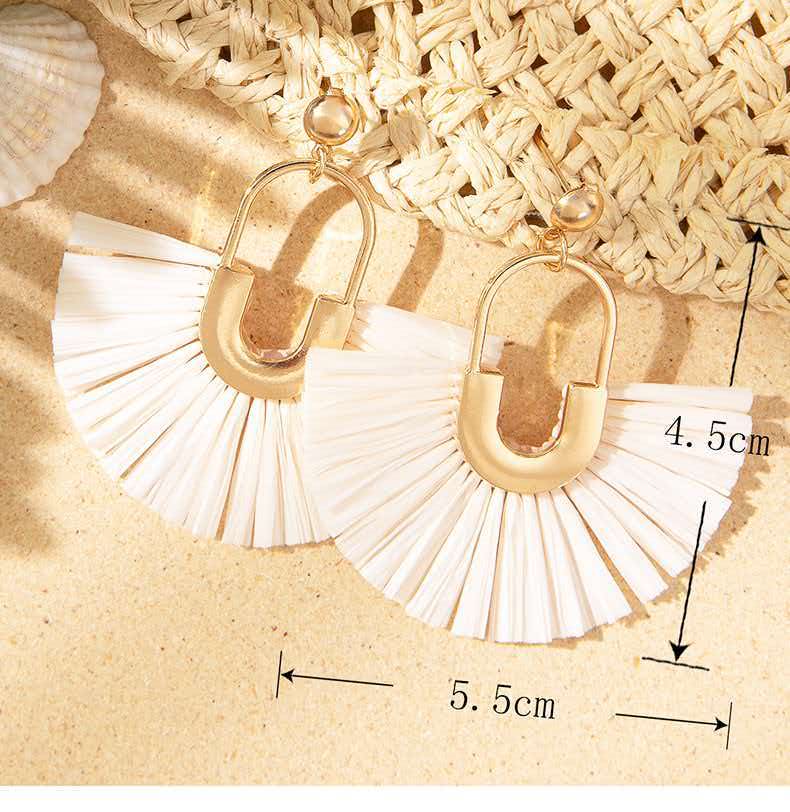 Resort-style Tassel Earrings
